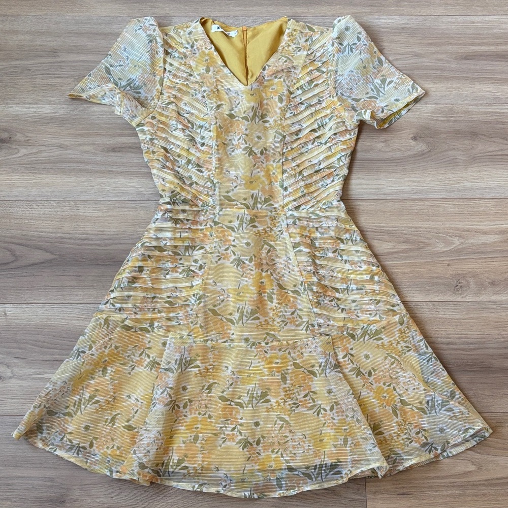 Floral Yellow Dress